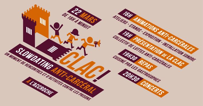 Slowdating anti-carcéral de la CLAC