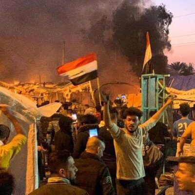 Les affrontements de Bagdad ce dimanche