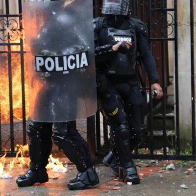 Affrontements à Bogota