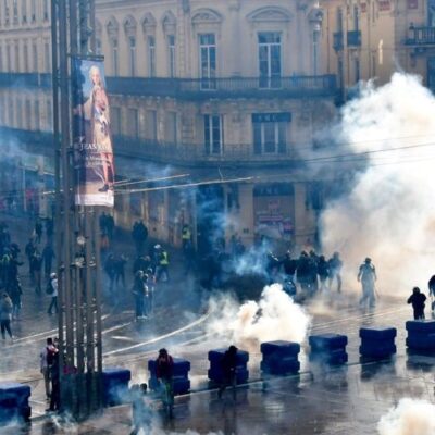La place de la Comédie ce samedi