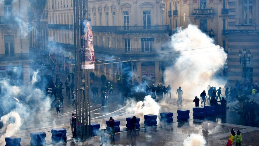 La place de la Comédie ce samedi