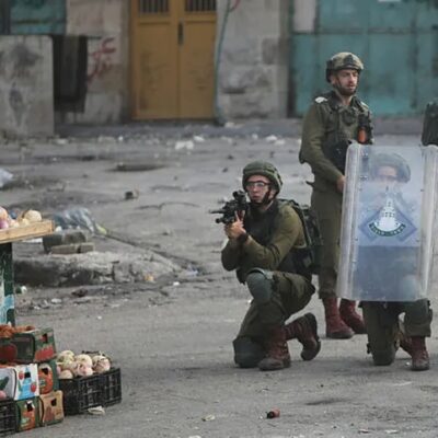 Les forces d'occupation à Hebron
