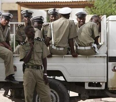 Policiers mauritaniens
