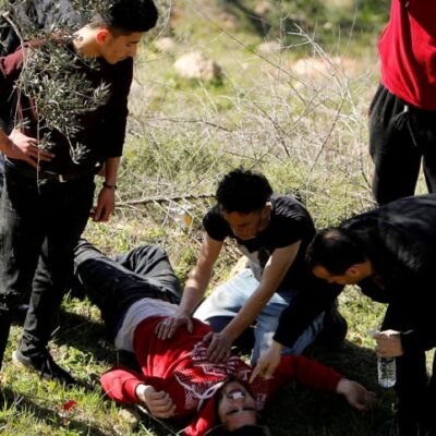 Affrontements entre manifestant·es et forces d'occupation à Naplouse