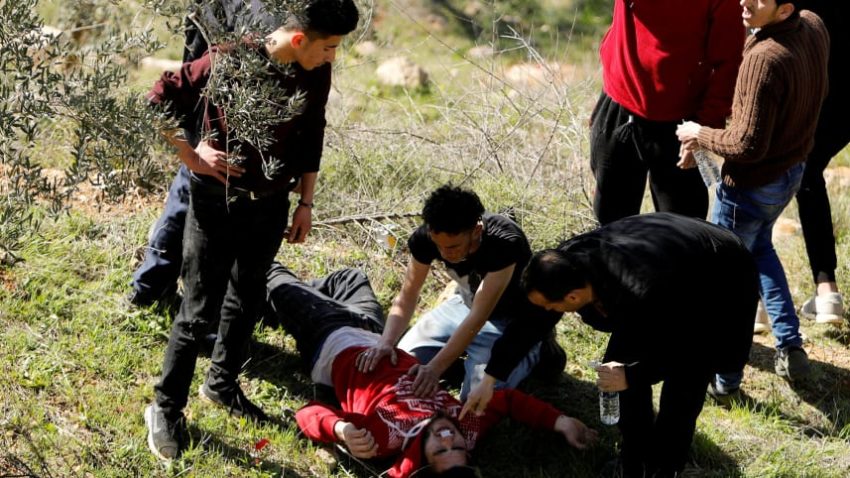 Affrontements entre manifestant·es et forces d'occupation à Naplouse