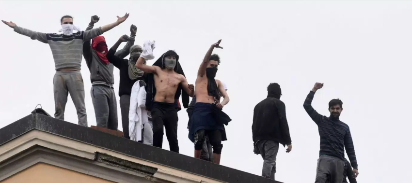 Révolte de prisonniers en Italie dans le cadre de la crise du Coronavirus