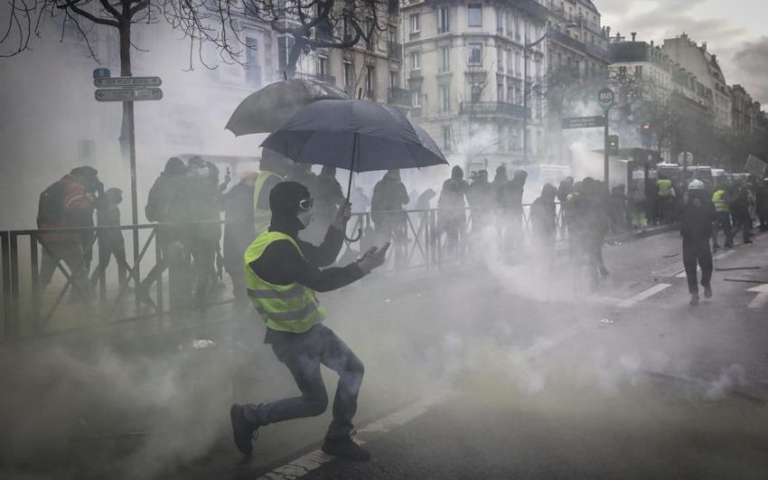 Les affrontement ce samedi à Paris