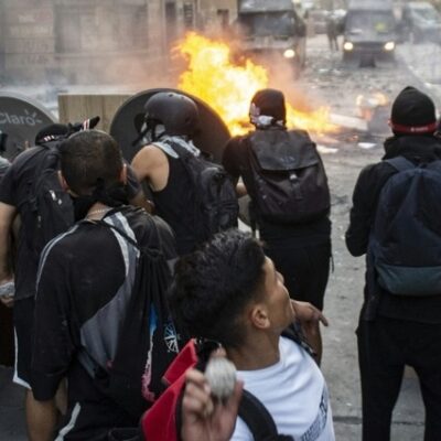 Affrontements à Santiago du Chili