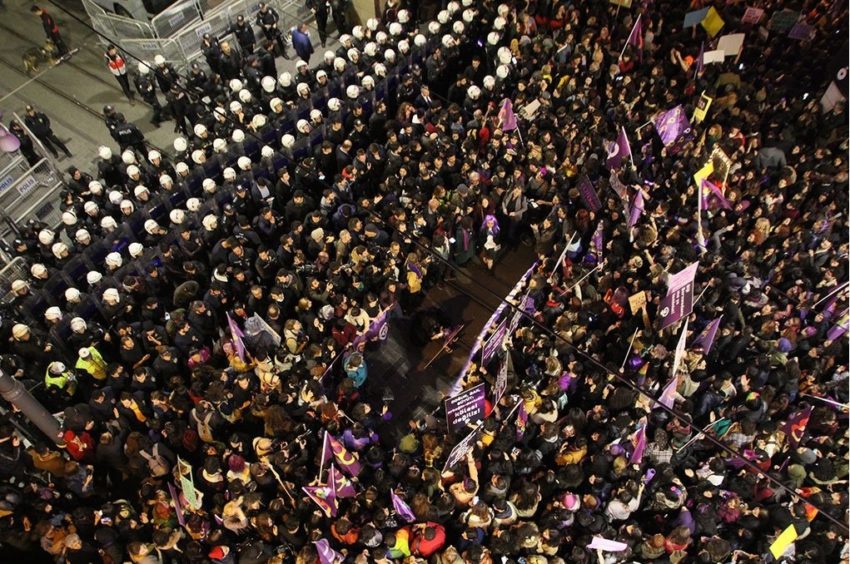 Manifestation du 8 mars 2020 à Istanbul