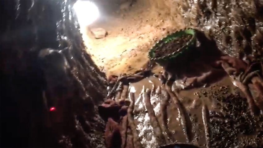 Le tunnel creusé par les prisonniers de la prison de Zahle