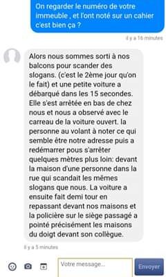 Un des témoignages reçus par la NVA