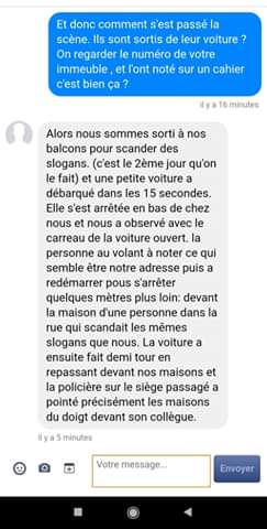 Un des témoignages reçus par la NVA