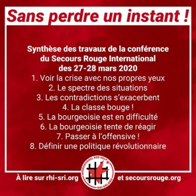 Sans perdre un instant !