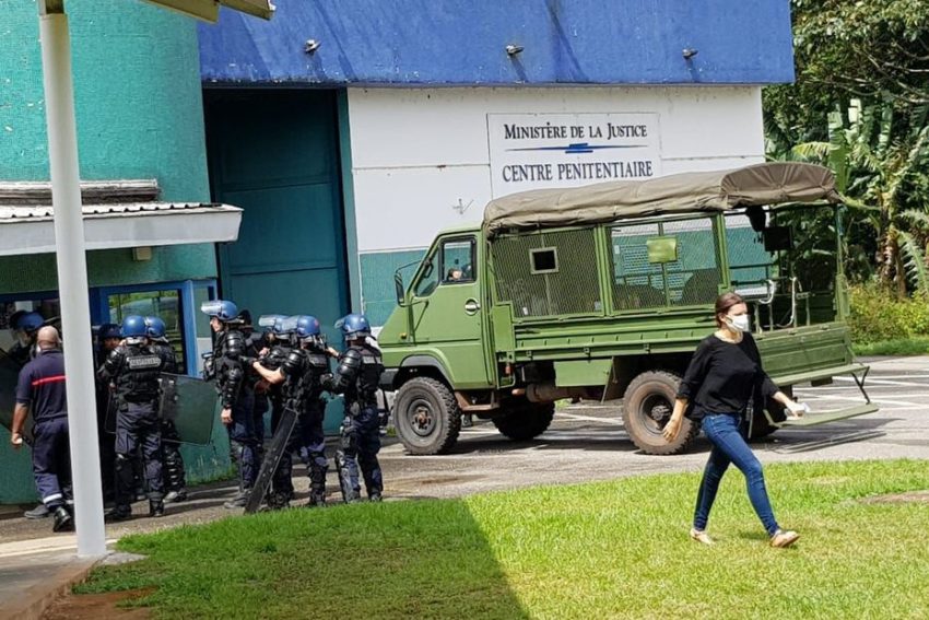 La mutinerie au Centre pénitentiaire de Rémire-Montjoly