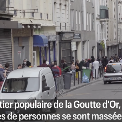 La police interrompt une distribution de masques gratuits qui est victime de son succès