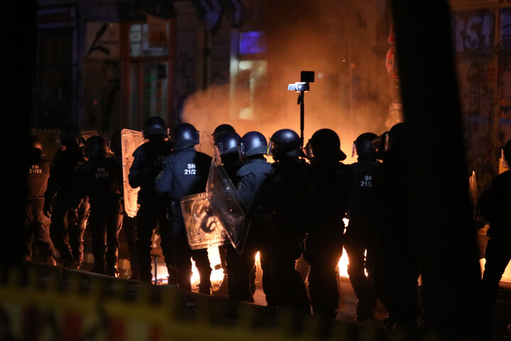 Émeute à Leipzig contre un projet de gentrification du quartier de Connewitz