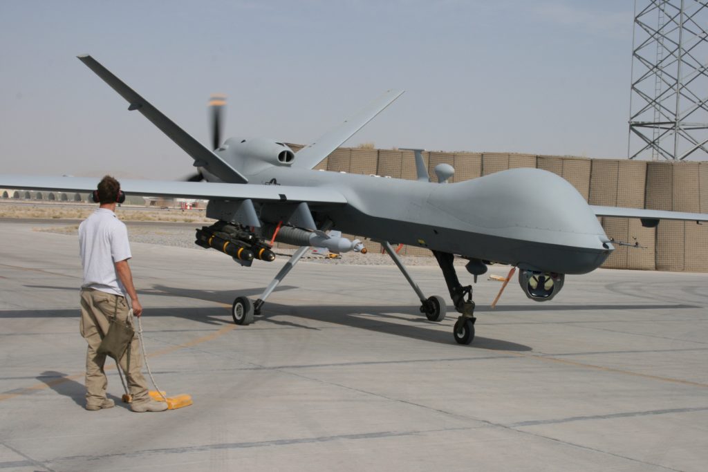 Un drone "Predator" (celui ayant survolé Minneapolis n'était pas armé)