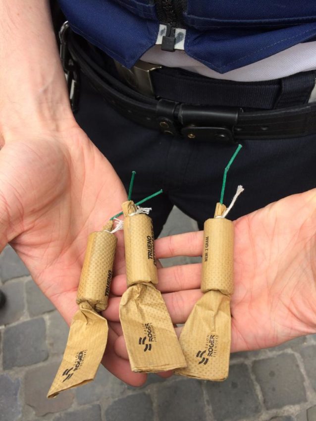 Pétards saisis ce dimanche