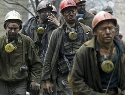 Les mineurs de Komsomolskaya