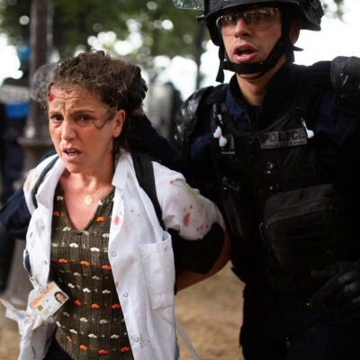 Une infirmière arrêtée durant la manifestation