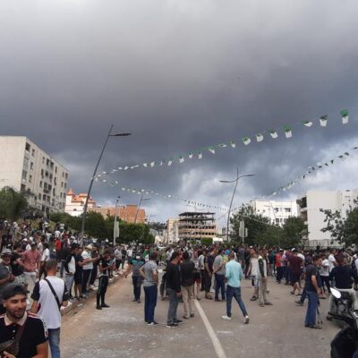 La manifestation à Bejaia