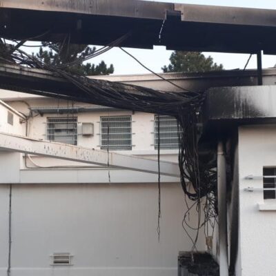 Le relais TDF incendié