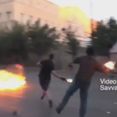 Affrontements lors d'un rassemblement contre le droit de manifester en Grèce