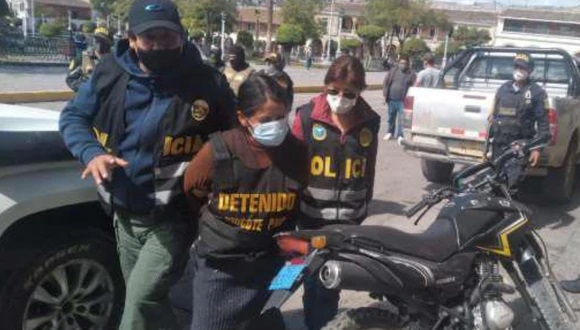 Arrestation de Paulina Pinco Huamán