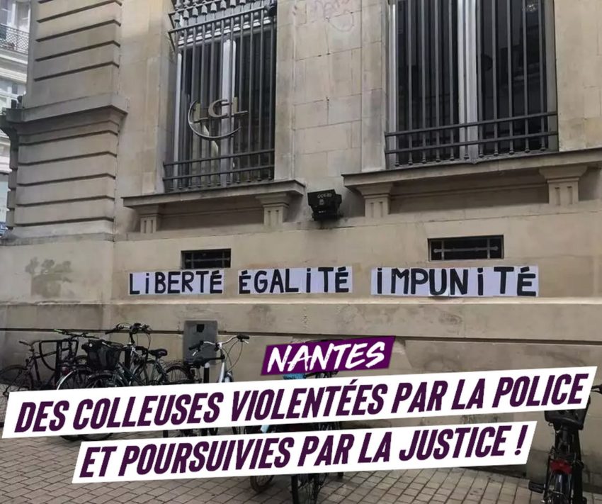 Des colleuses d'affiche féministes violentées par la police et poursuivie au tribunal