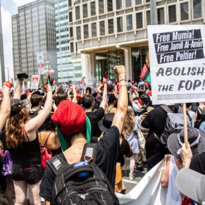 Manifestations pour réclamer la libération de Mumia Abu-Jamal