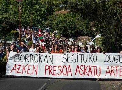 Plus de 900 personnes pour soutenir Mikel Barrios à Itxassou