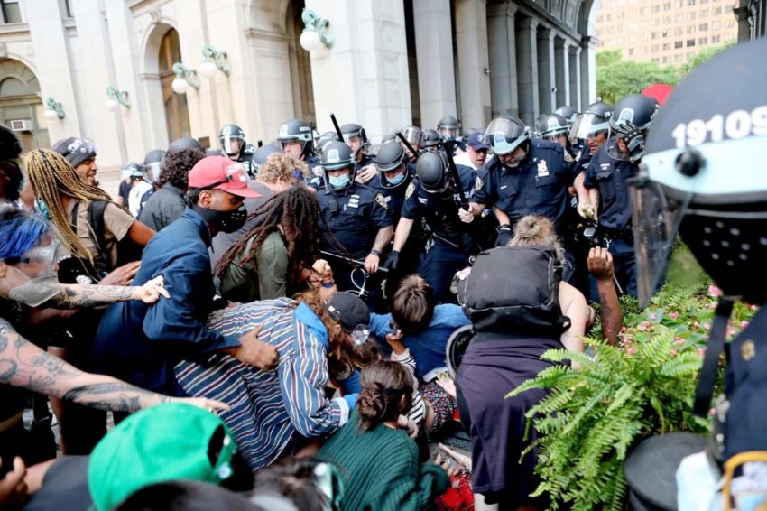 Les heurts de New-York