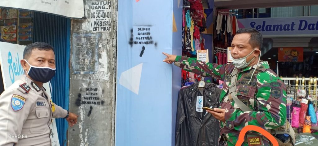 Un des tags incriminés