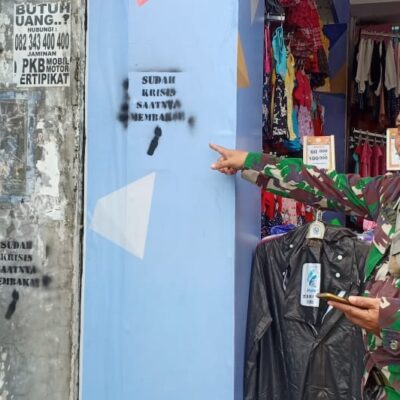 Un des tags incriminés