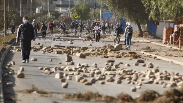 Grèves et blocages en Bolivie