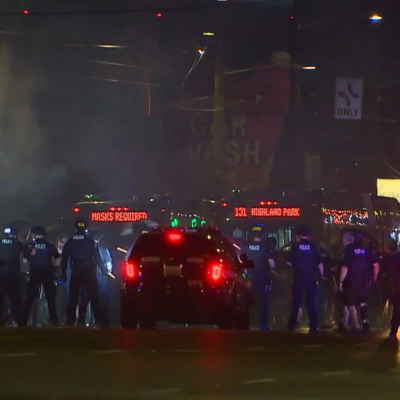 Les affrontements de dimanche à Seattle