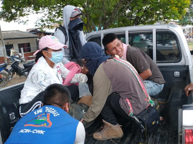 Une des victimes emportée