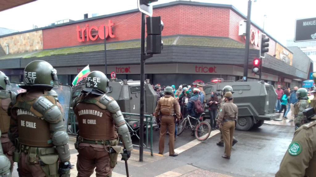 Affrontements à Temuco