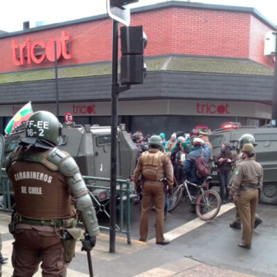 Affrontements à Temuco