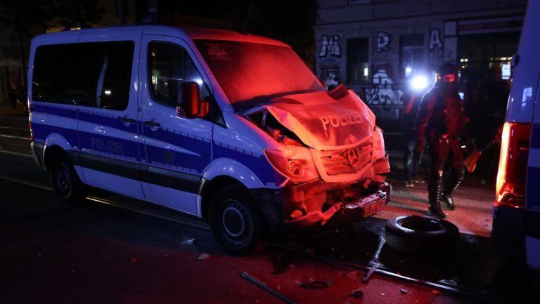 Émeutes contre des expulsions à Leipzig