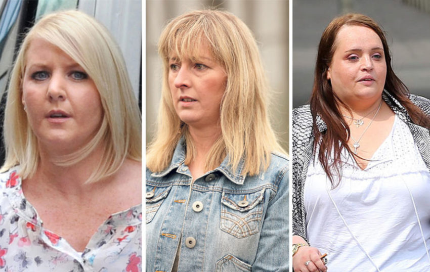 Sharon Rafferty, Mandy Duffy et Christine Connor 