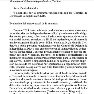 Un extrait du rapport du bureau du procureur général
