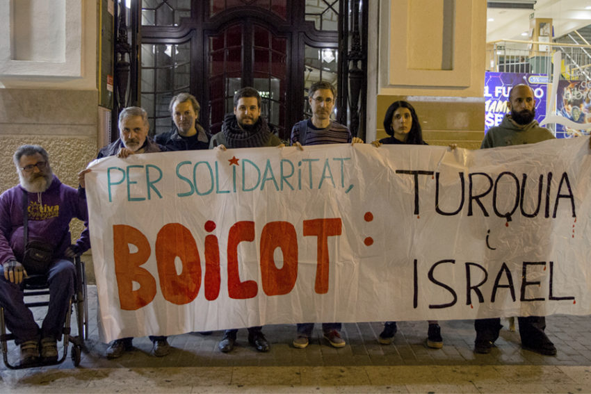 Rassemblement du mouvement BDS à Valence