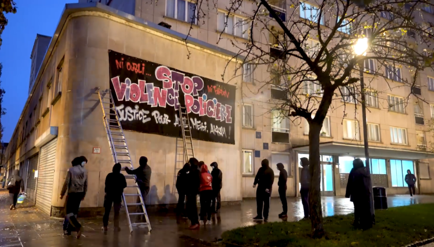 Action contre les violences et meurtres policiers à Bruxelles