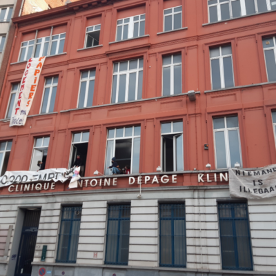 Ouverture d'une occupation à Saint-Gilles