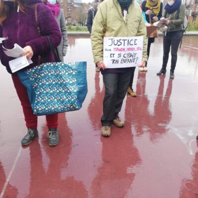 Répression d'une action contre les violences policière à Saint-Gilles