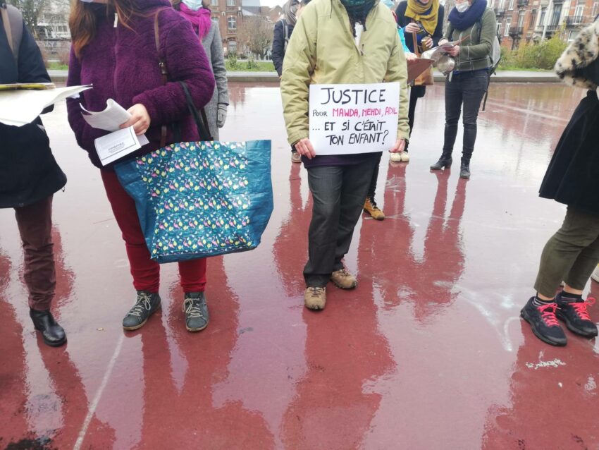 Répression d'une action contre les violences policière à Saint-Gilles