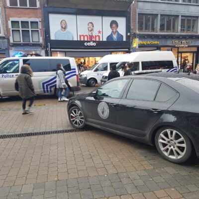 Répression d'une manifestation de Gilets Jaunes à Namur