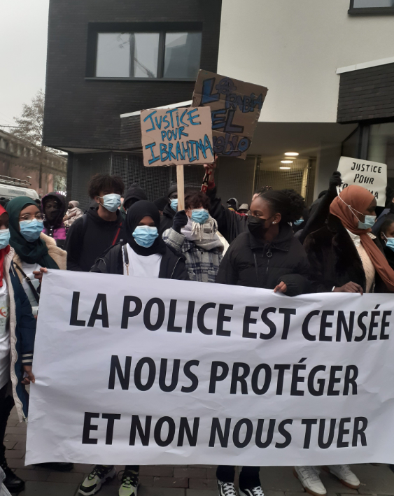 Rassemblement pour Ibrahima tué par la police
