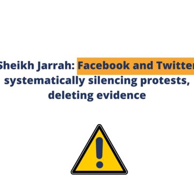 Les réseaux sociaux censurent les post témoignant de la répression du peuple palestinien